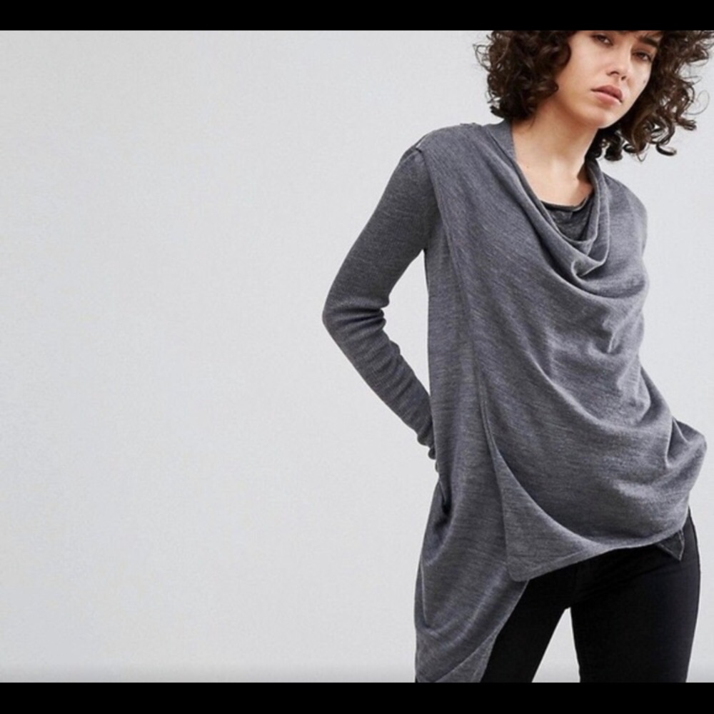 All Saints Merino Wool Adrian Cardigan